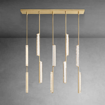 Audubom Crystal Linear Chandelier