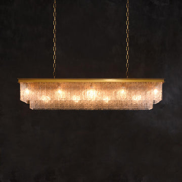 Bark Rectangular Pendant