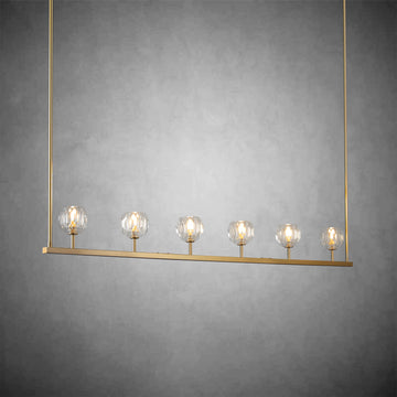 Boulo De Glass Linear Chandelier