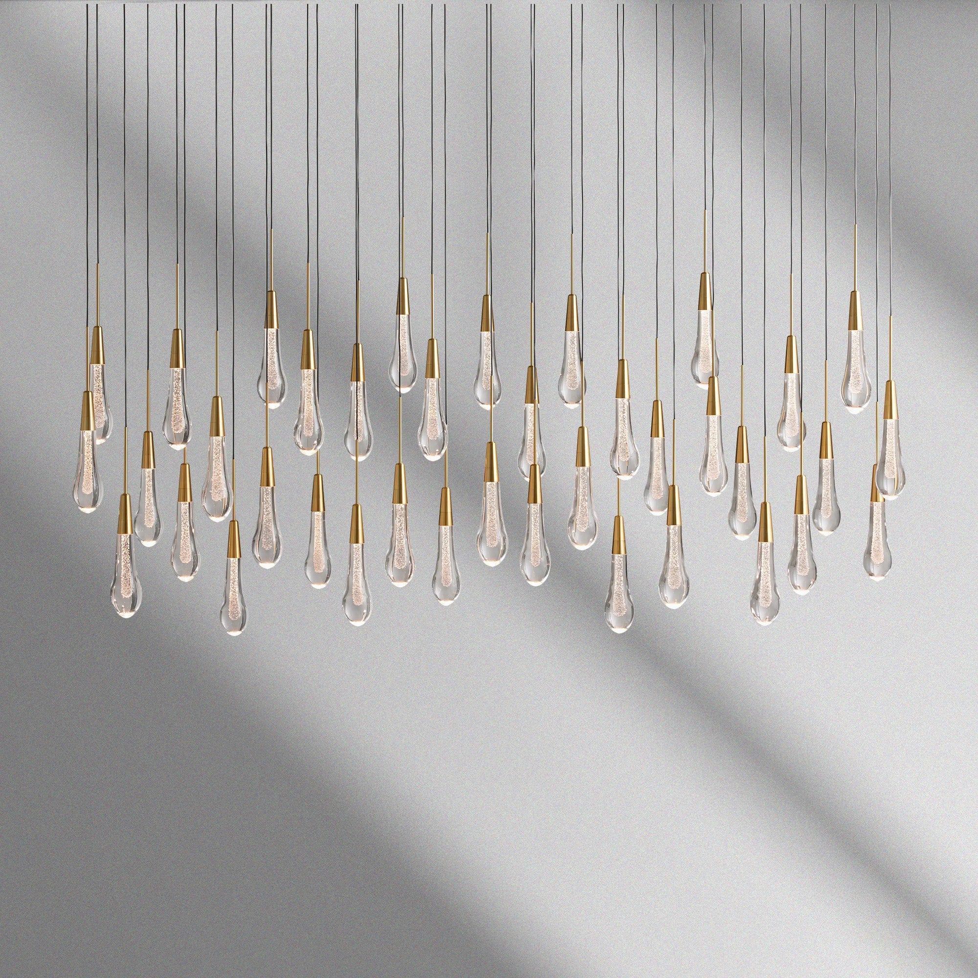 Soltaire Linear Chandelier 37“ 50” 60“ 70 87” 120“