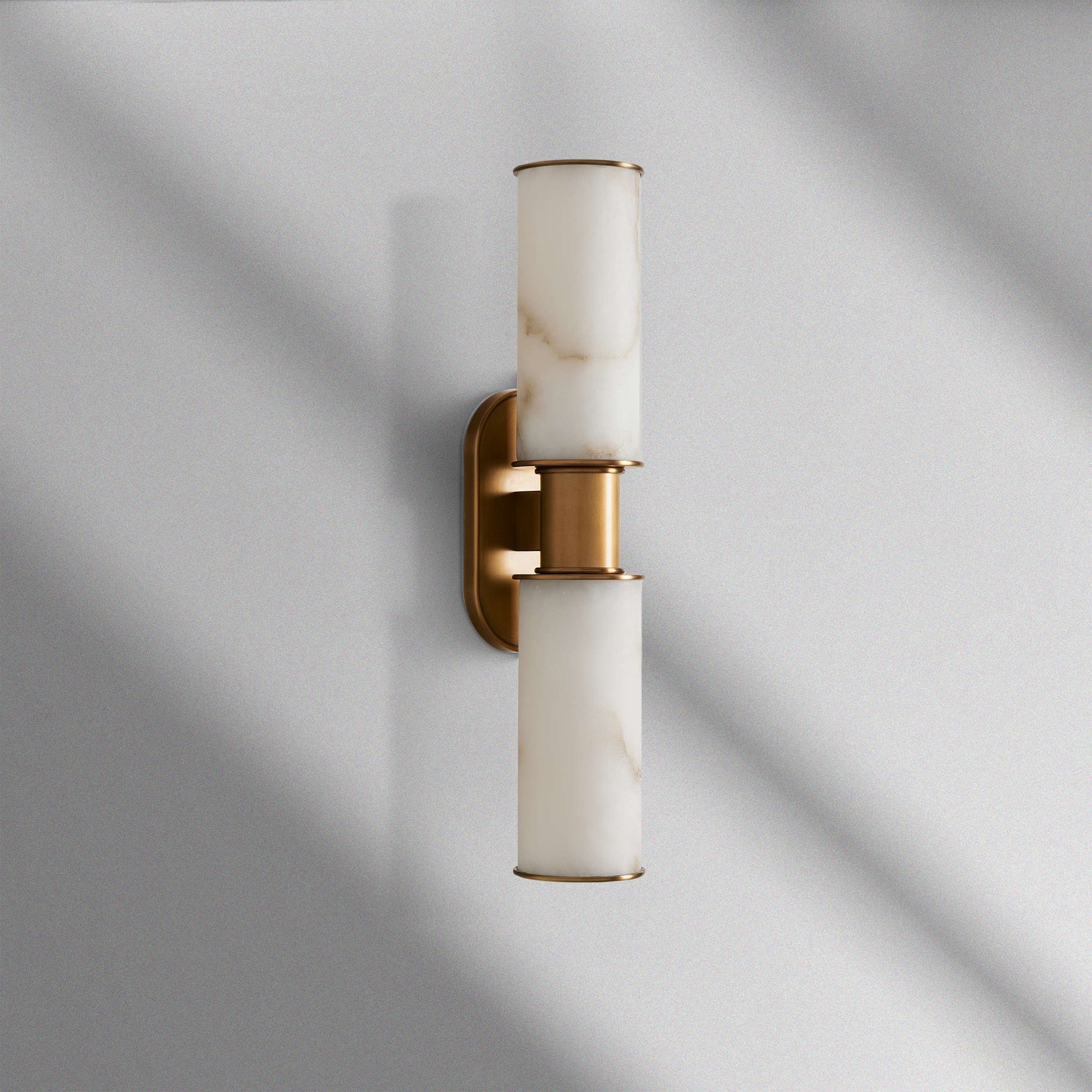 Harlin Alabaster 2-Light Wall Sconce