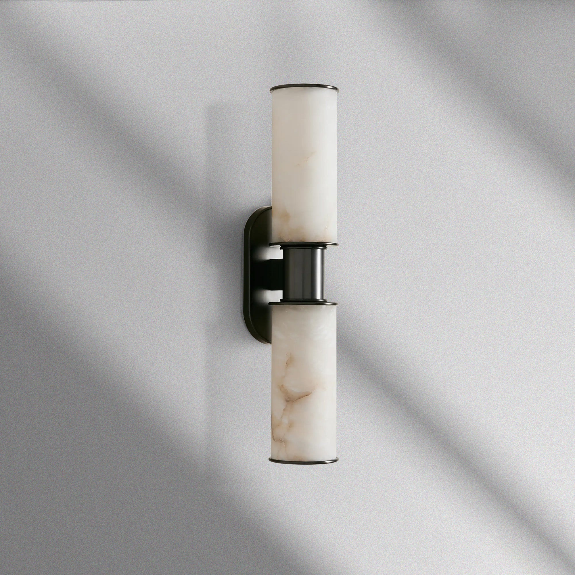 Harlin Alabaster 2-Light Wall Sconce