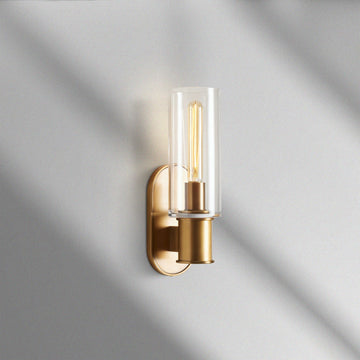 Harlin Clear Glass Wall Sconce