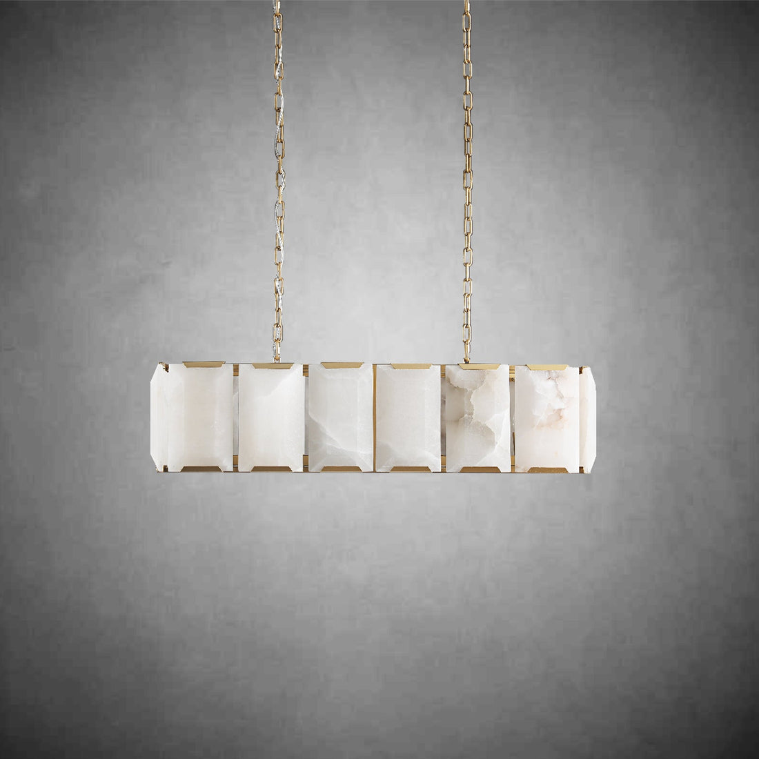 Harley Calcite Rectangular Chandelier