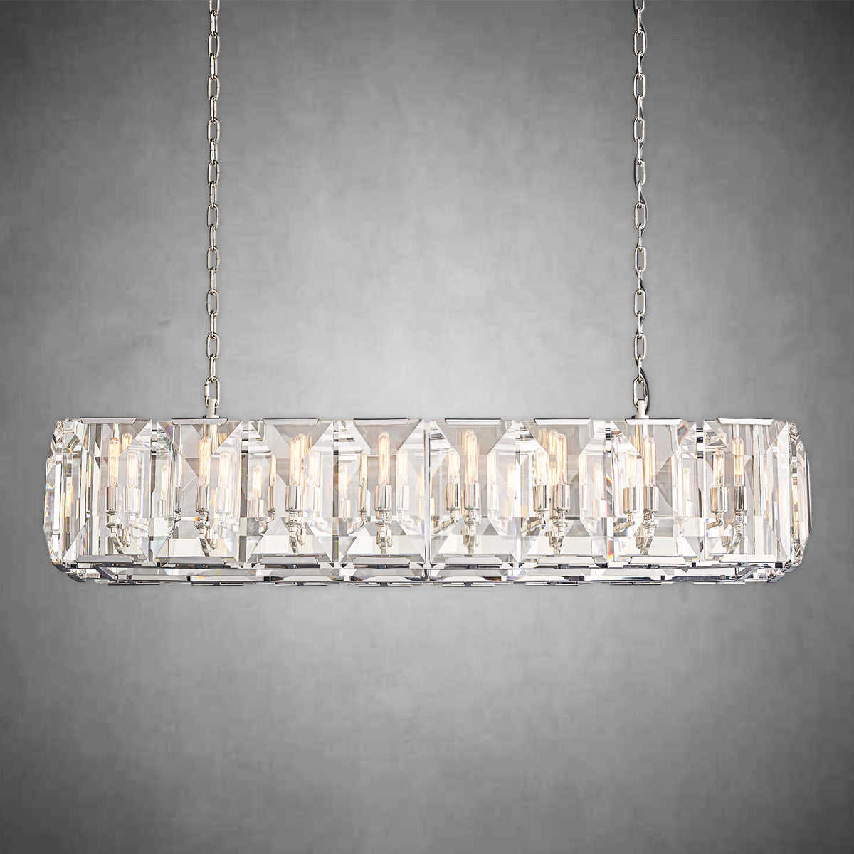 Harley Crystal Rectangular Chandelier