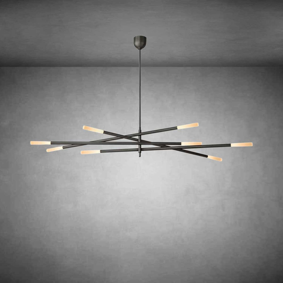 Daisy 8-Light Mobile Rod Chandelier