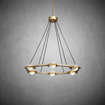 Planet Round Chandelier