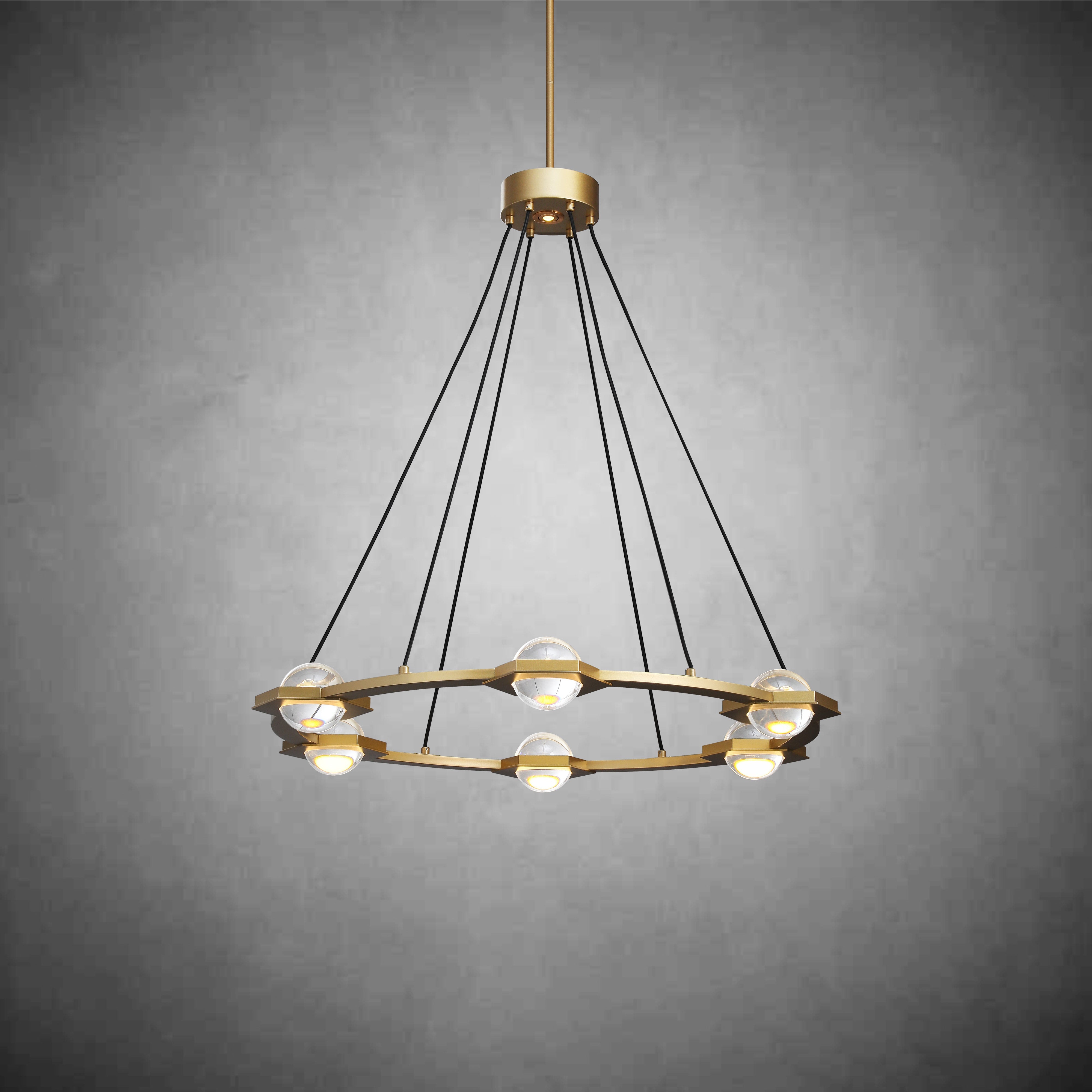 Planet Round Chandelier