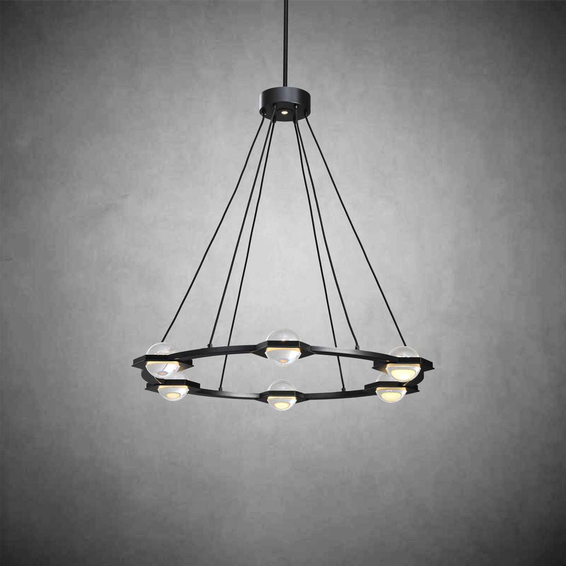 Planet Round Chandelier