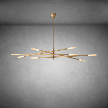 Daisy 8-Light Mobile Rod Chandelier