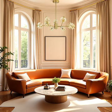 Modern dining room crystal chandelier