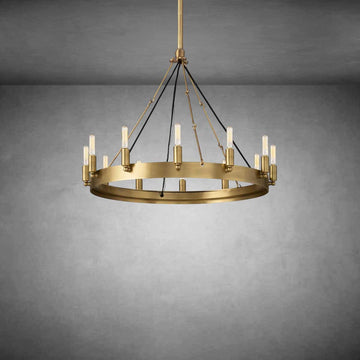 Dania Vintage Filament Round Chandelier