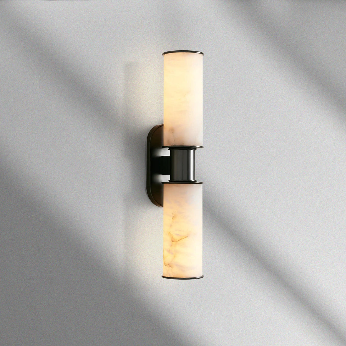 Harlin Alabaster 2-Light Wall Sconce