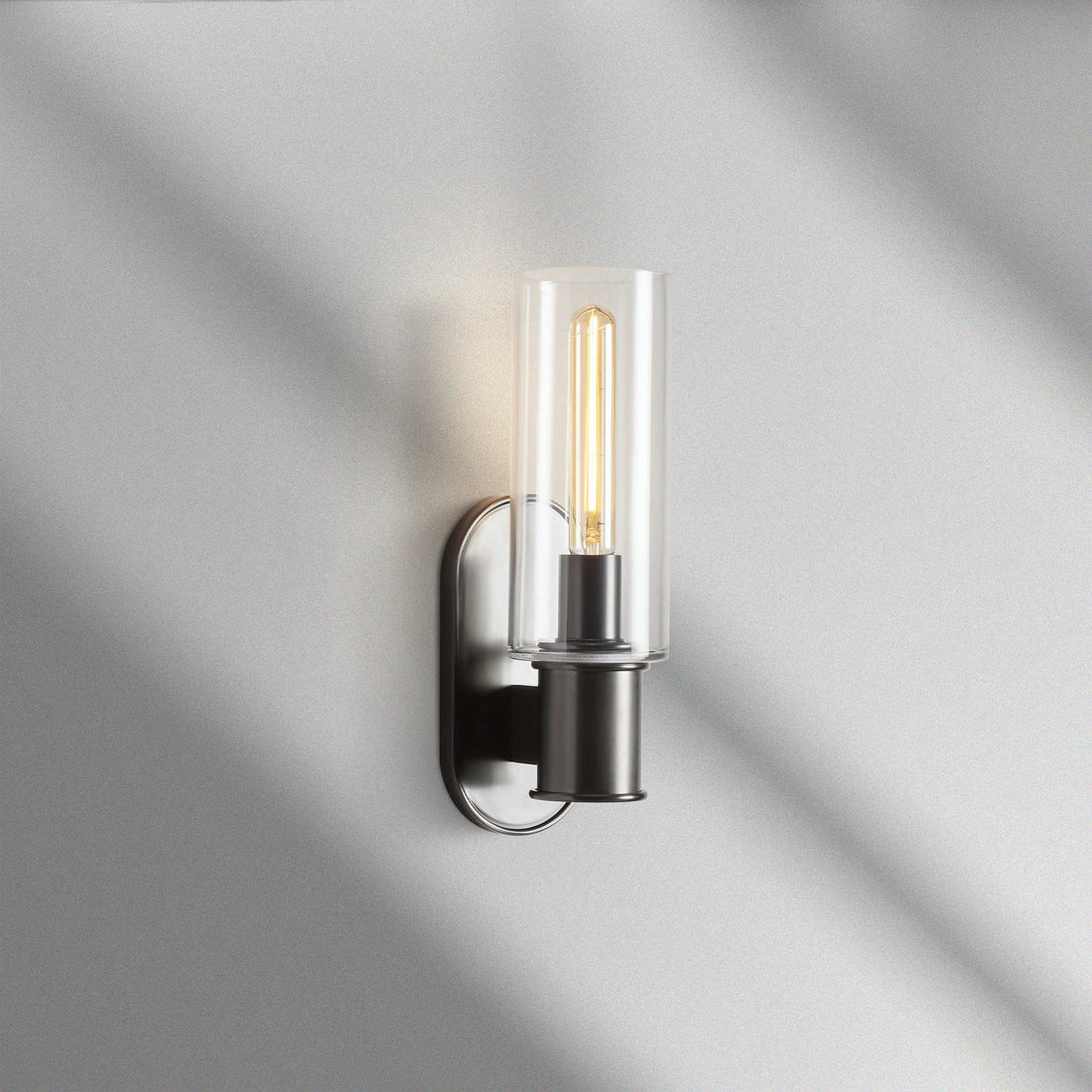 Harlin Clear Glass Wall Sconce