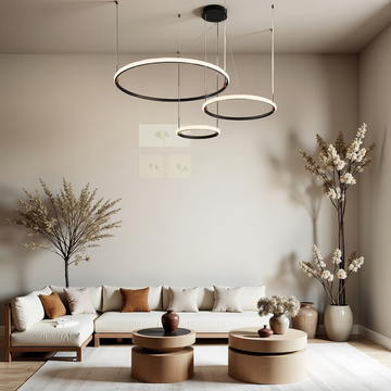 Modern stylish ring chandelier