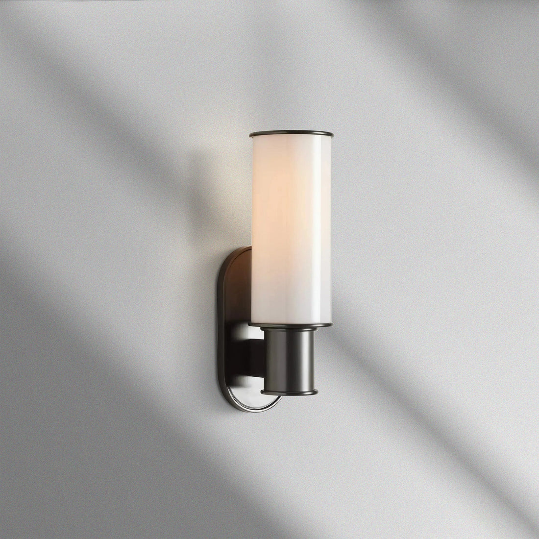 Harlin Modern Milk Glass Wall Sconce