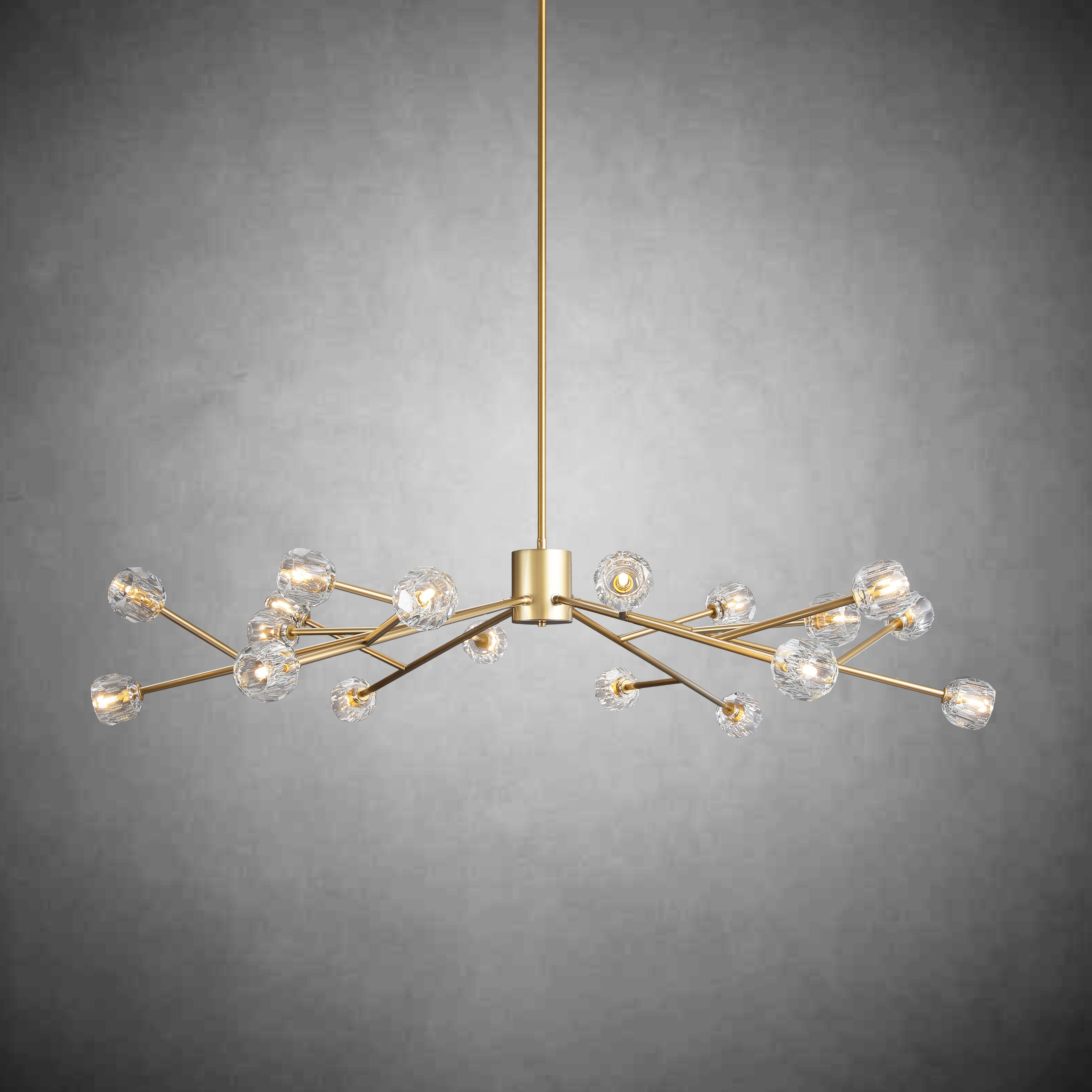 Boulo De Cristal Glass Round Chandelier